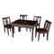 International Concepts Rectangle Table with 4 San Remo Juvenile Chairs, 24 W, 33.1 L, 22.2 H, Wood, Rich Mocha K15-JT2532L-CC105-4 - alternate 1